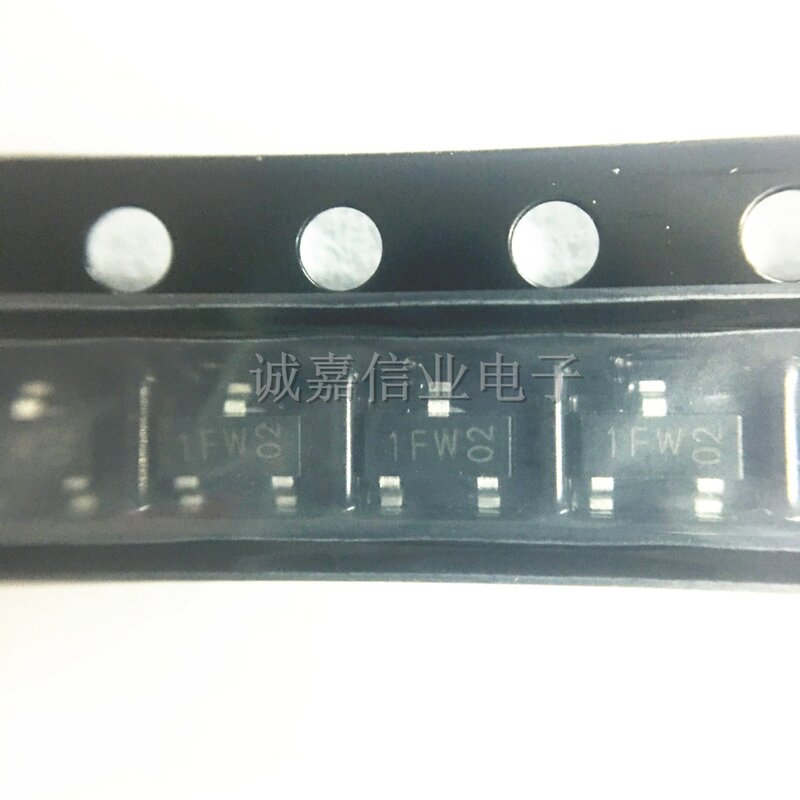 Биполярные транзисторы BC847B SOT-23-3 для маркировки, 1FW NPN-BJT Trans GP BJT NPN 45 в 100 А 250 мВт, автомобильные 3-контактные