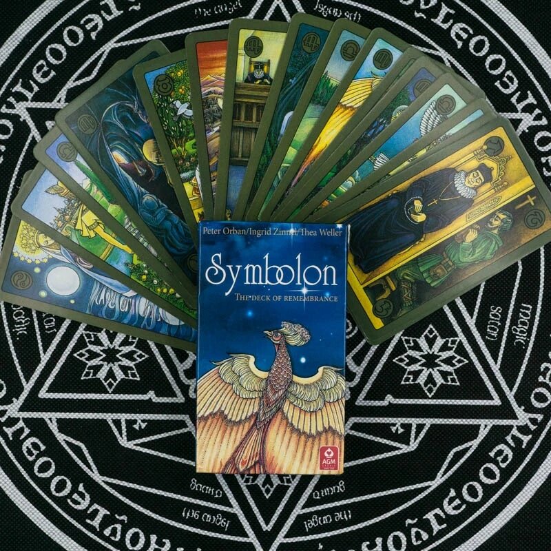 Tarot Symbolon Tarot karty wyroczni karty tarota z książkową talią pamięci o losach wróżbiarstwo Tarot deska pokładowa gra dla dorosłych
