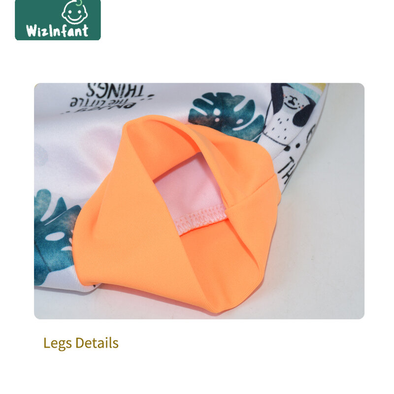 WizInfant-pantalones de entrenamiento de natación impermeables de cintura superalta para bebé, pañales de tela de natación ecológicos lavables y reutilizables, novedad de 2022