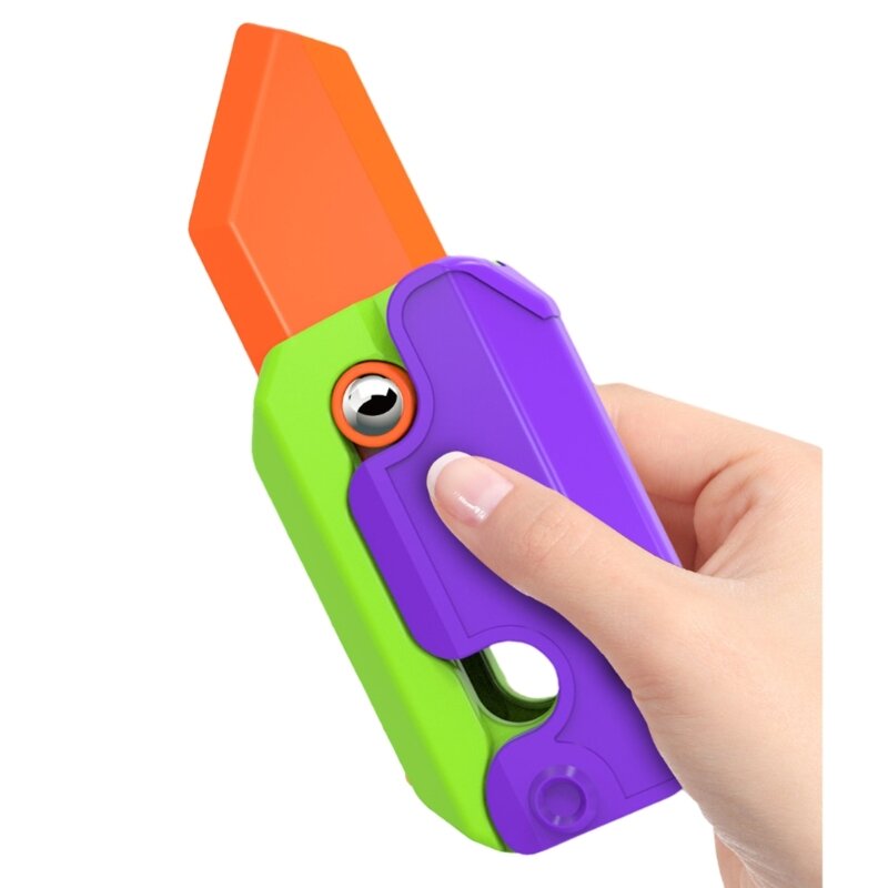 Przeciwlękowy 3D nóż-zabawka dla dorosłych Fidgets nóż nowość grawitacyjna zabawka typu Spinner dla chłopca dziewczynki autyzm