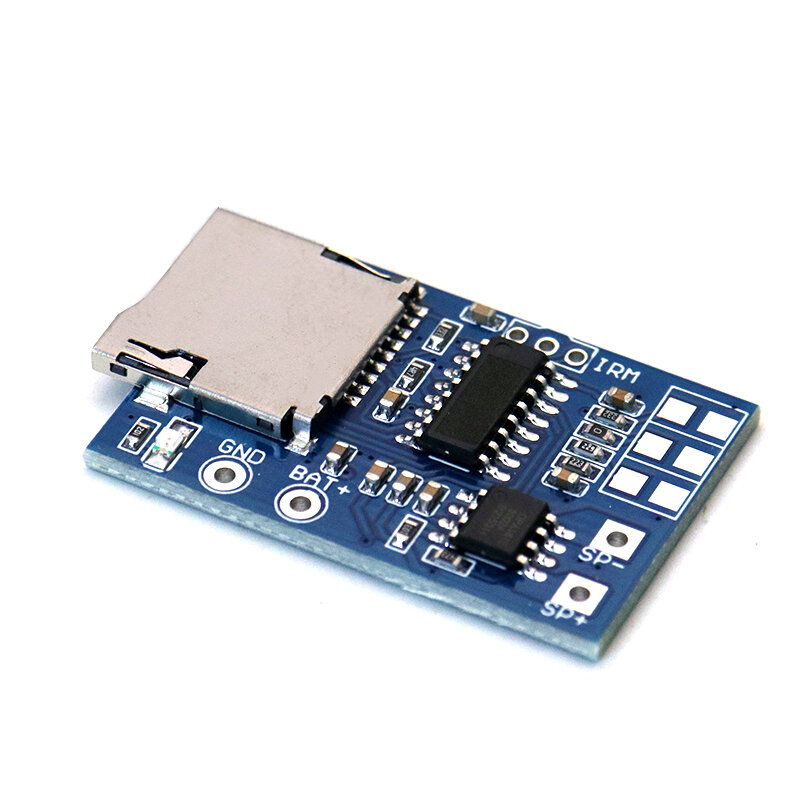 10PCS/TF card MP3 decoder board decoding module 3.7-5V power supply with 2W hybrid mono memory player module
