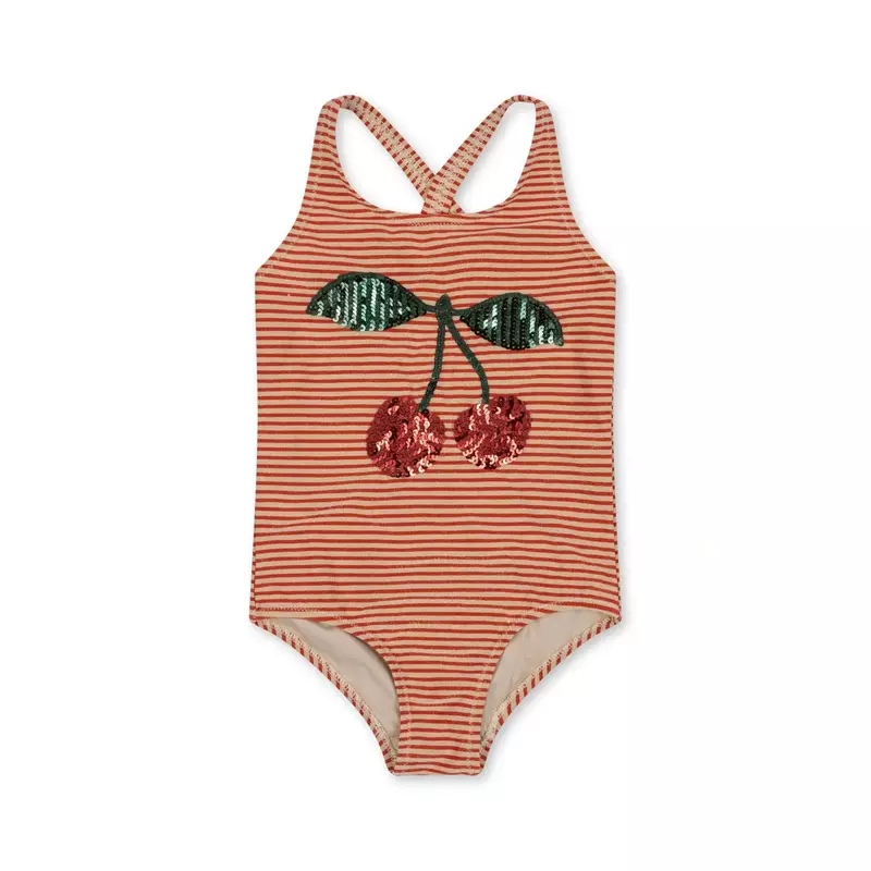 2024 Summer Baby Girls KS Swimwear Sets One Piece Kids swan Swimsuits Holiday Outwear Toddler Girl Sequin Swim Bikini Shorts Cap