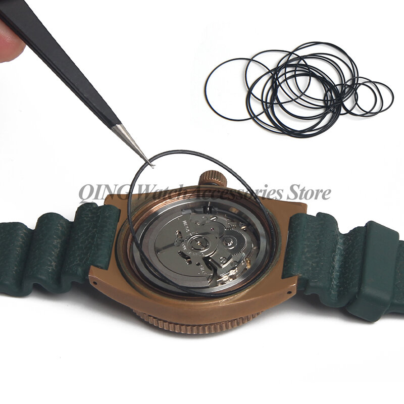 Selo impermeável para Watch Gasket, Grease Repair Tool, selador profissional, relojoeiro, 0.5mm, 0.6mm, 0.7mm, 0.8mm