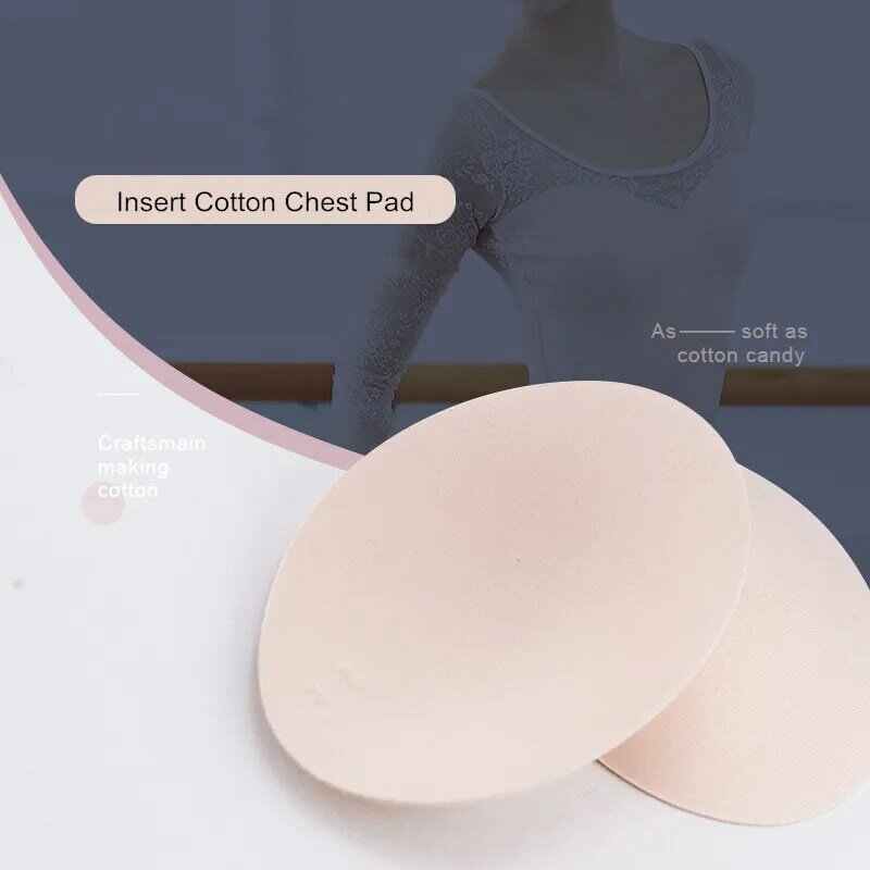 Niestandardowy kubek na taniec baletowy trykoty gimnastyczne włożony z miseczkami na piersi bez deformacji można zdemontować zmiękczana bawełna podkładki