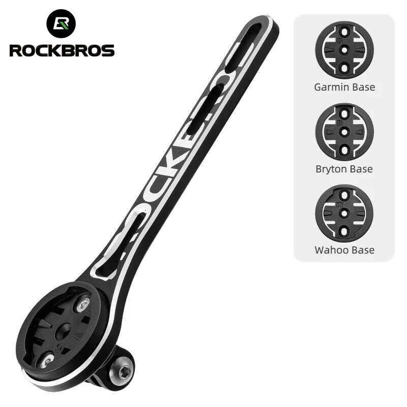 ROCKBROS Cycling Computer Bracket Speedometer Extension Holder Gopro Light MTB Road Holder Centered Handlebar Bike Accessories