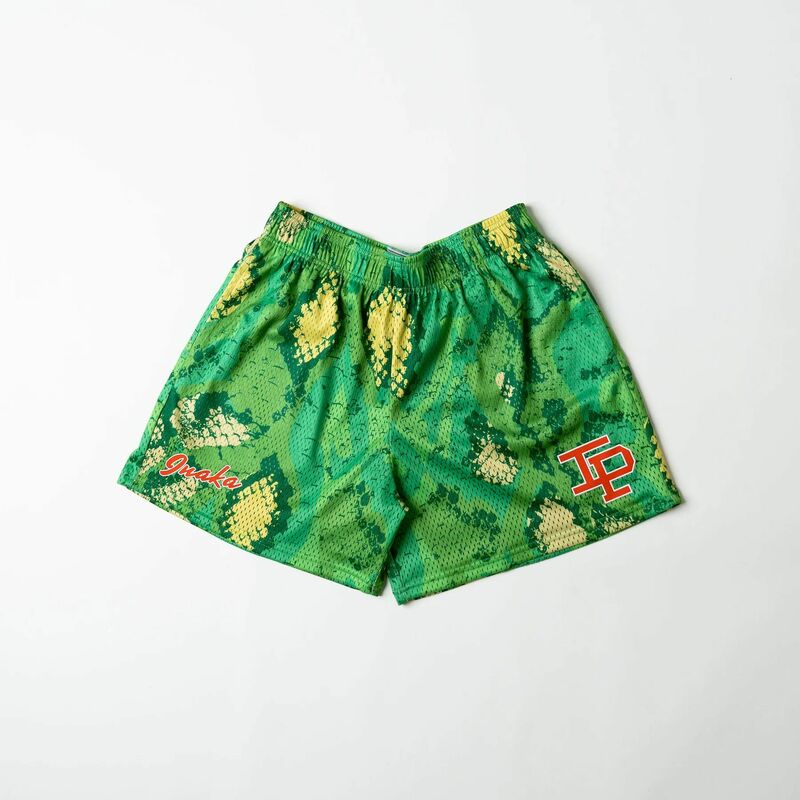 Shorts de malha dupla Inaka Power para homens e mulheres, shorts de ginástica clássicos, forro interno, shorts IP, exclusivos