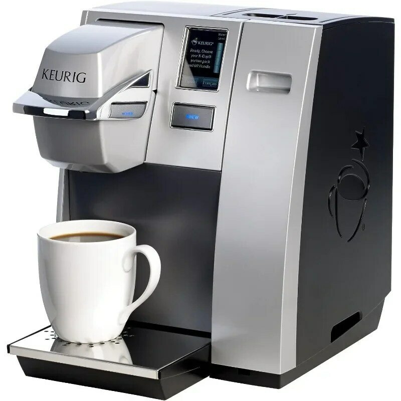 Keurig 사무실 프로 싱글 컵 상업용 K 컵 포드 커피 메이커, 실버 K155