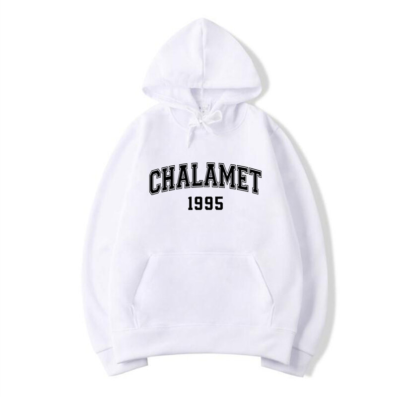 Chalamet 1995 Hoodie Timothee Chalamet Hooded Sweatshirt Unisex Clothes Long Sleeve Pullovers Casual Hoodies Top Gift for Fans