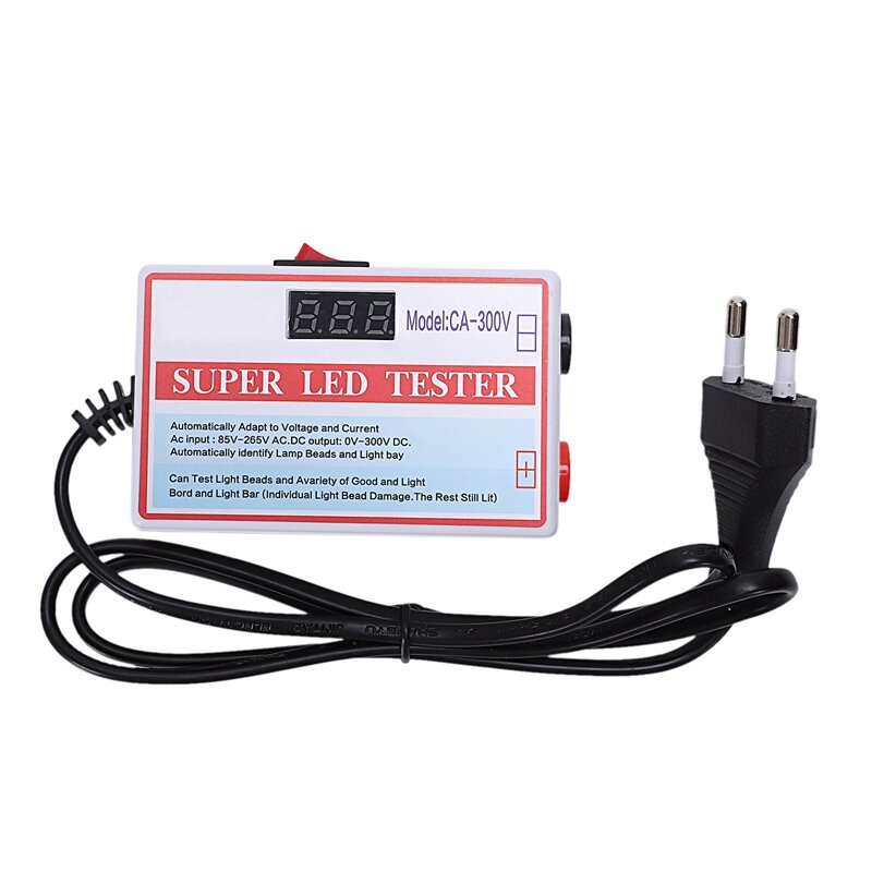 RISE-0-300V Output Super Led Tester, Tiras LED, Detectar Ferramenta, Ferramentas de Reparo para Monitor de TV, Laptop Repair com S, 24W