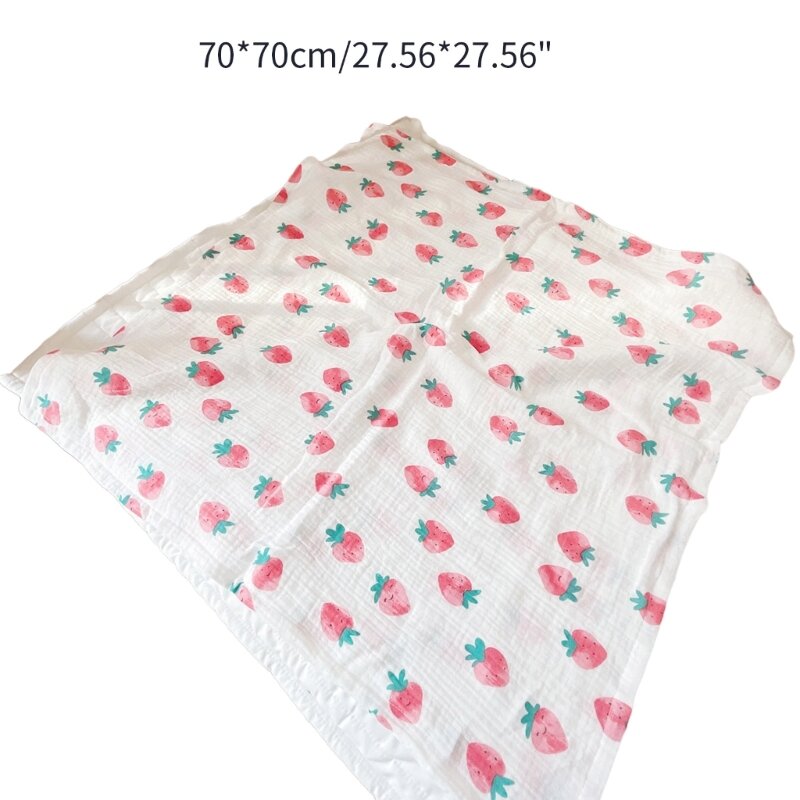 Cobertor bebê algodão para recebimento, cobertor multiuso respirável e leve