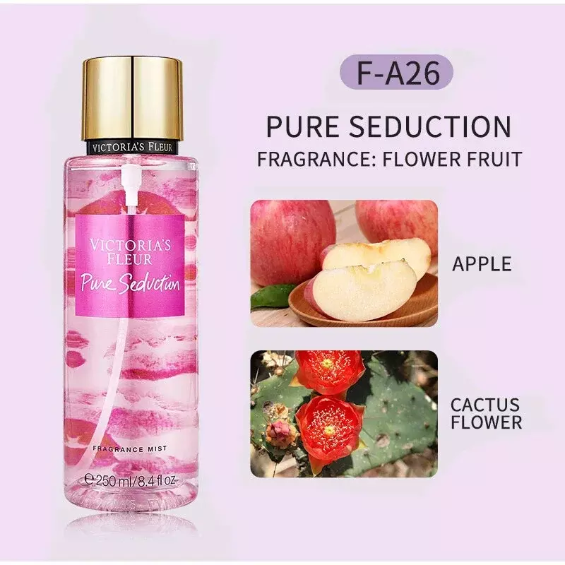 New Women's Fresh Deodorant Spray Long Lasting Natural Airy Fruity Floral Fragrance Crushed Plant Moisturising Essence