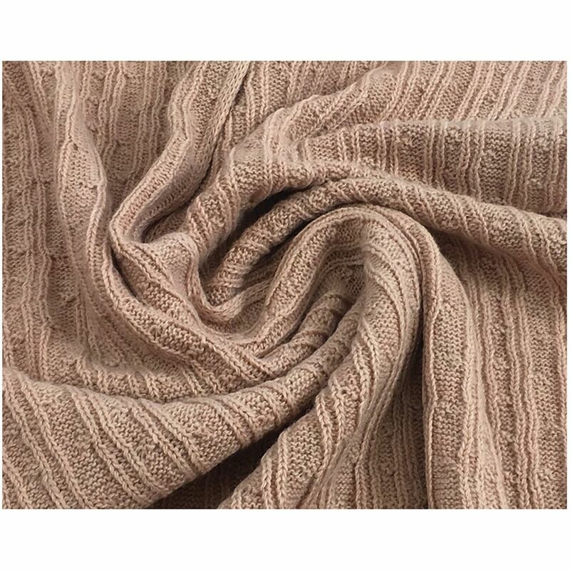 Conjunto de gorro de lana y guantes para mujer, gorro de punto de color sólido, cálido, necesario para invierno