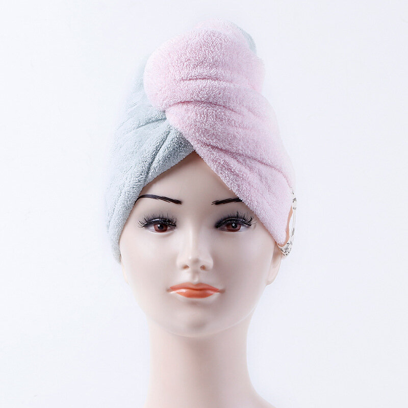 Rapided Drying Hair Towel Magic Microfiber Hair Fast Drying Dryer Hair Dry Hat Wrapped Towel Bath Wrap Hat Quick Cap Turban Dry