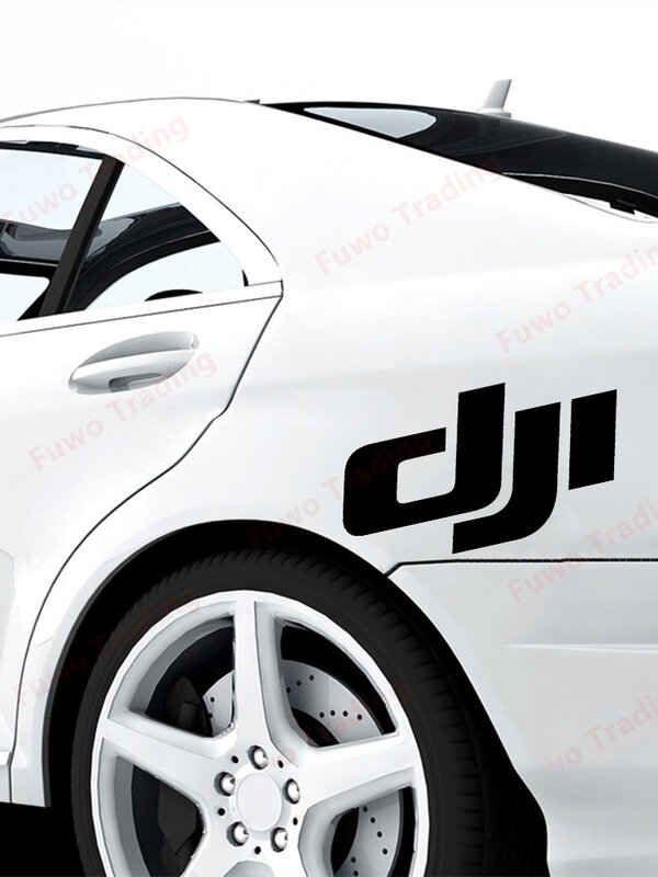 Наклейка на автомобиль DJI, оригинальная креативная виниловая наклейка на окно, бампер, мотоцикл, холодильник, багажник ноутбука, водонепроницаемое украшение из ПВХ
