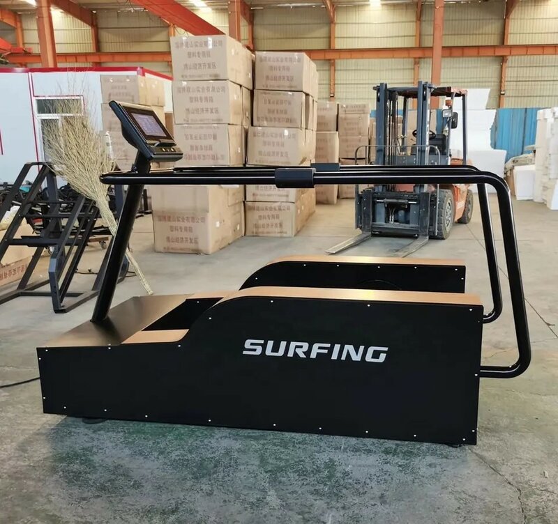 Hete Verkoop Fitnessapparatuur Houten Surfmachine Met Lcd-Scherm Wh840