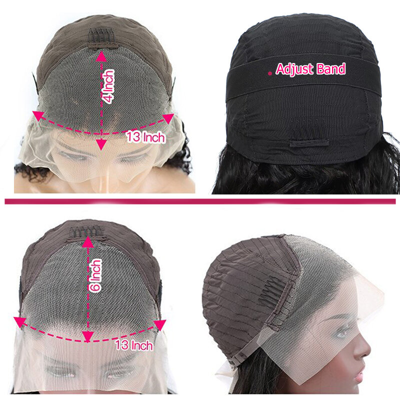 Perruque Body Wave HD Lace Front sans colle pour femme, cheveux humains, prêt à porter, 13x6, 13x4, Wear and Go