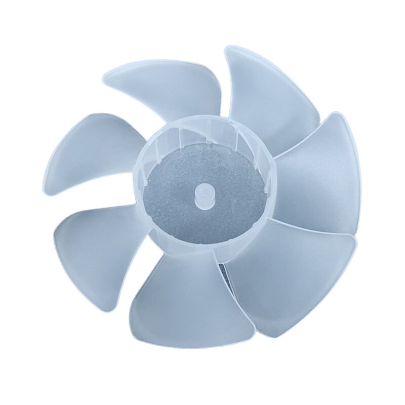 Lâmina ventilador plástico com 7 folhas, substituição para motor secador cabelo doméstico