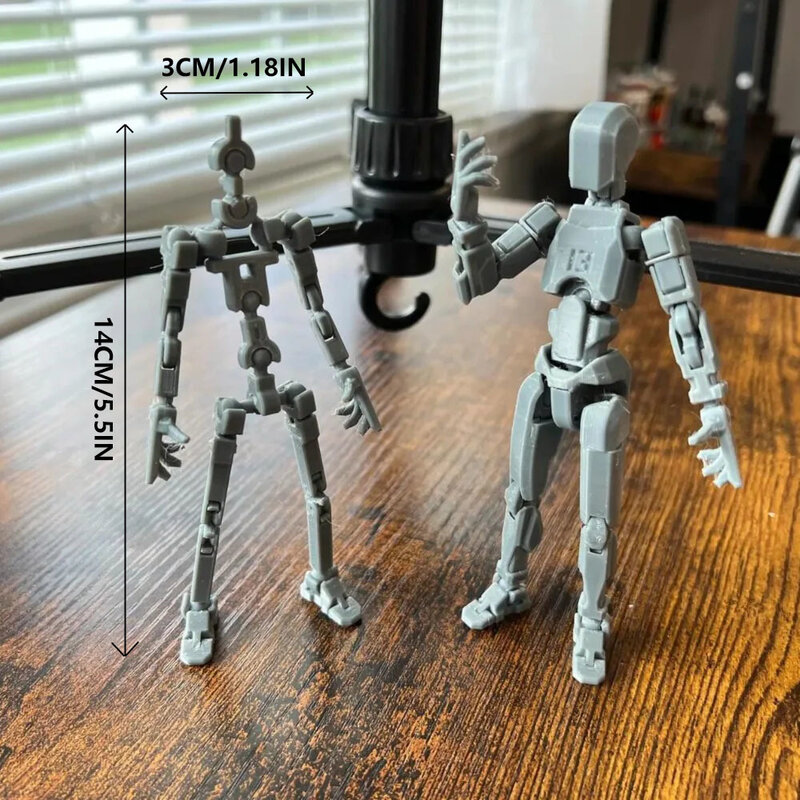 Multi-Jointed Movable Shapeshift Robot 2.0 3D Printed Mannequin Dummy 13 Action Figures Toys Kids Adults Parent-children Games