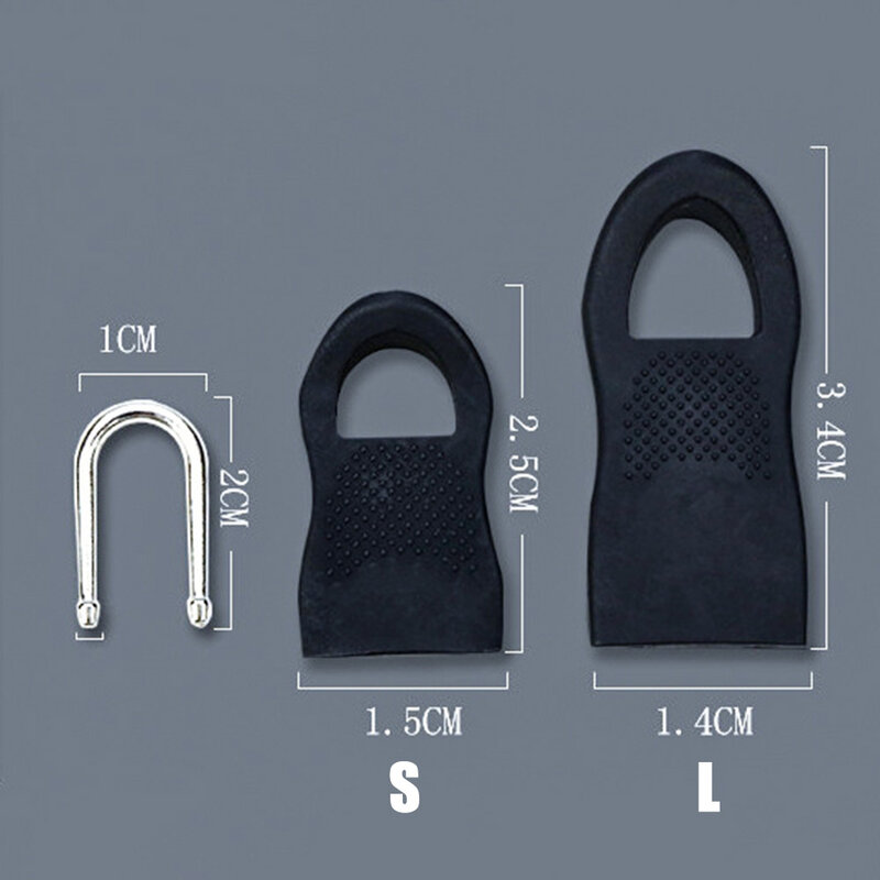 Artigianato Zipper-Puller Bad Buckle fai da te cucito riparazione artigianale sostituzione borsa da viaggio valigia resistente all'usura durevole