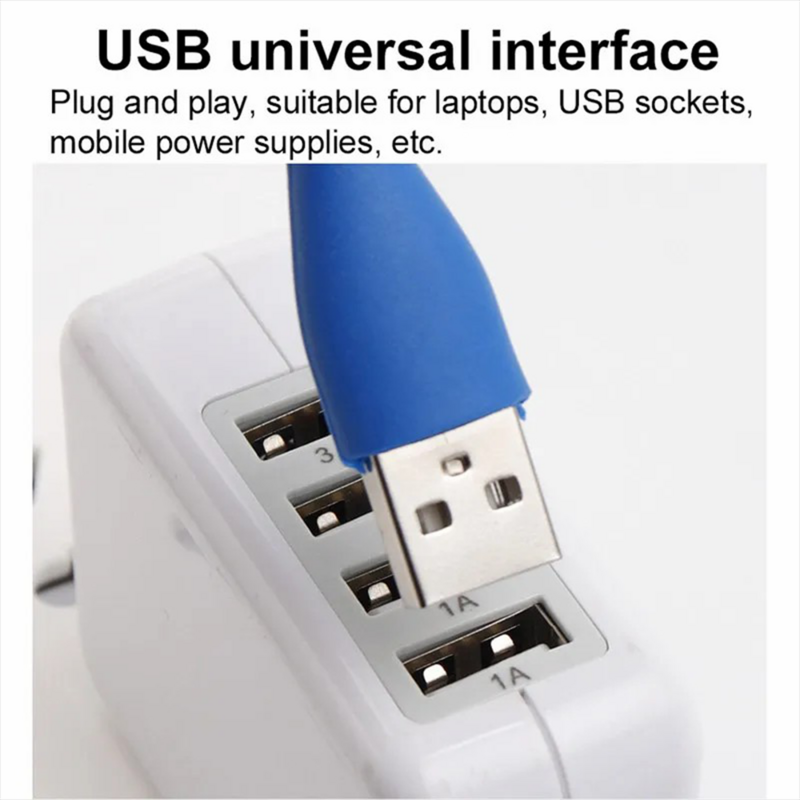Mini veilleuses USB pour ordinateur, alimentation mobile, prise USB, lampes de charge