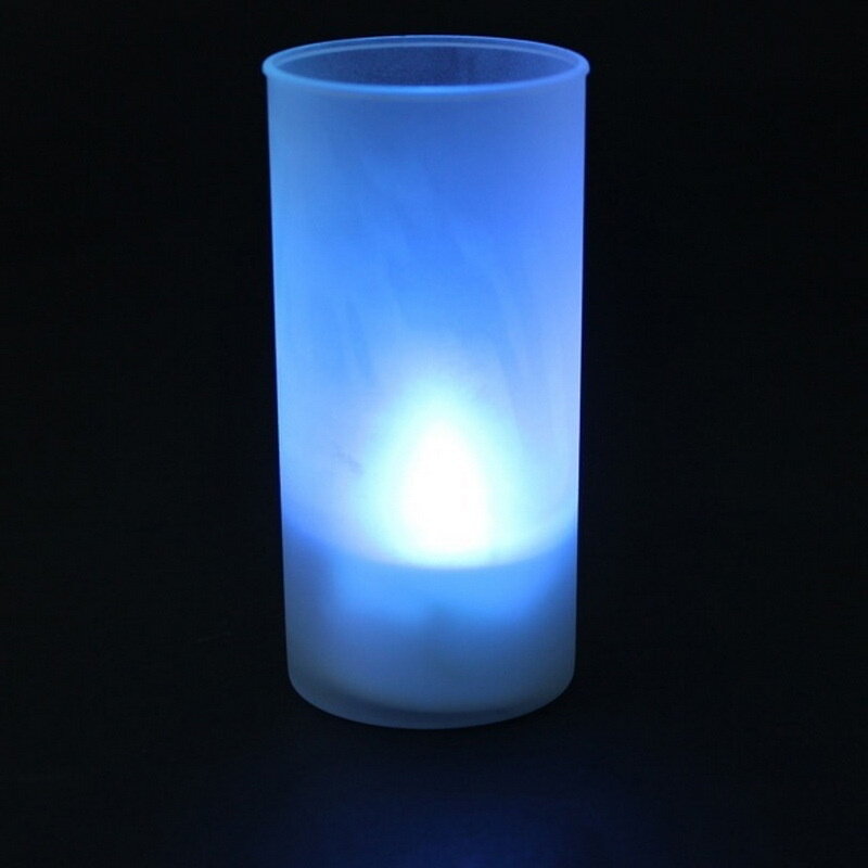 전자 Led 촛불 로맨틱 7 색 블로우 사운드 센서, Led 장식 밤 촛불 티 라이트 램프