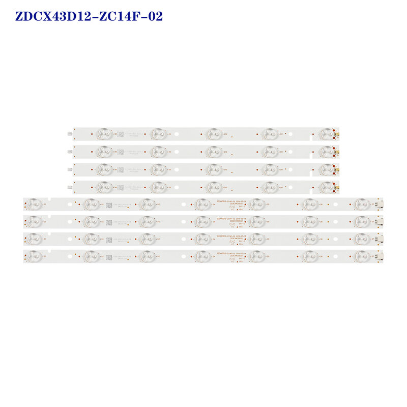 Tira de luces LED de retroiluminación, accesorio para BBK 43LEX5009/FT2C ZDCX43D12-ZC14F-02 303CX430032 CX430M02 CX430DLEDM LC430DUY-SHA1 43EX6543 LC430DUY