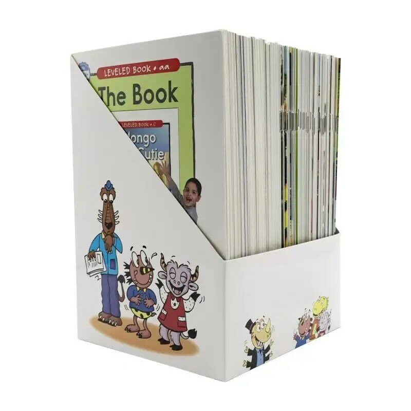 Raz Genivelleerd Boeken (Niveau W) quisite Geschenkdoos Vertaling Handleiding + Oefenboek Hoge-Kwaliteit Kinderen Engels Lezen