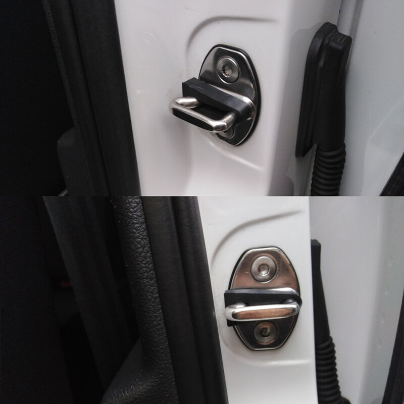 Amortisseur de verrouillage de porte de voiture pour Audi A3 A4 A6 A8 Q3 Q5 Q7 Q7 bouchon insonorisé pour l'intérieur de la voiture