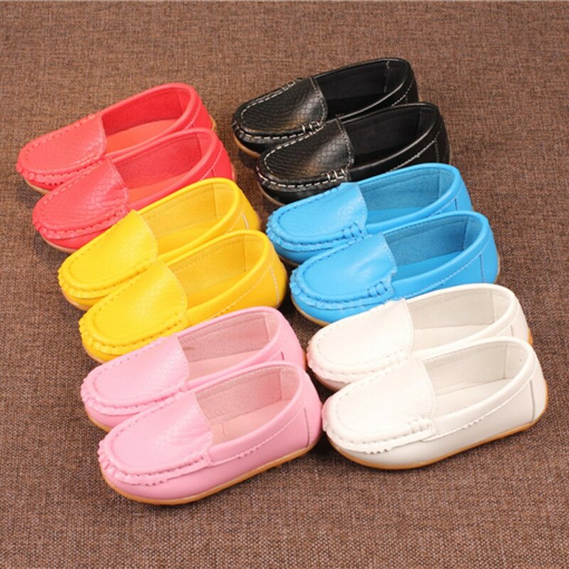Children Kid Boys Girls Solid Leather Sport Lazy  Casual  Shoes Zapatos Ergonomicos Bebe 워커 Baby Ergonomic Shoes