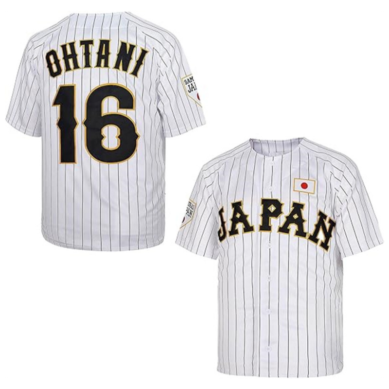 Japan #16 ohtani Baseball Trikot Herren Hip Hop Party Kleidung Thema Party Shirt männlich