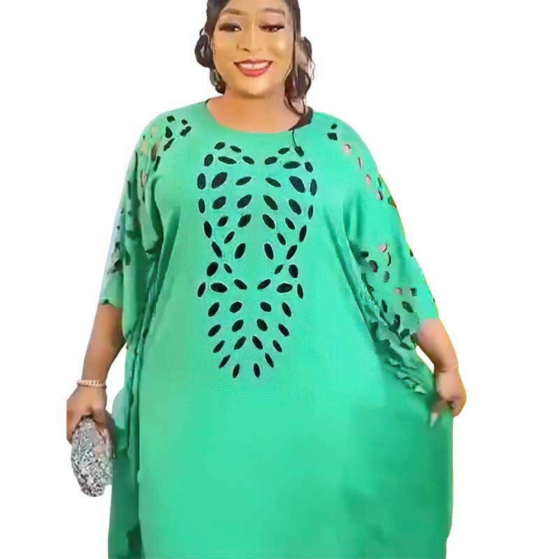 African Party Diamond Dresses for Women Elegant Dashiki Robe Kaftan Dubai Muslim Turkey Abaya Loose Women's Long Maxi Dress