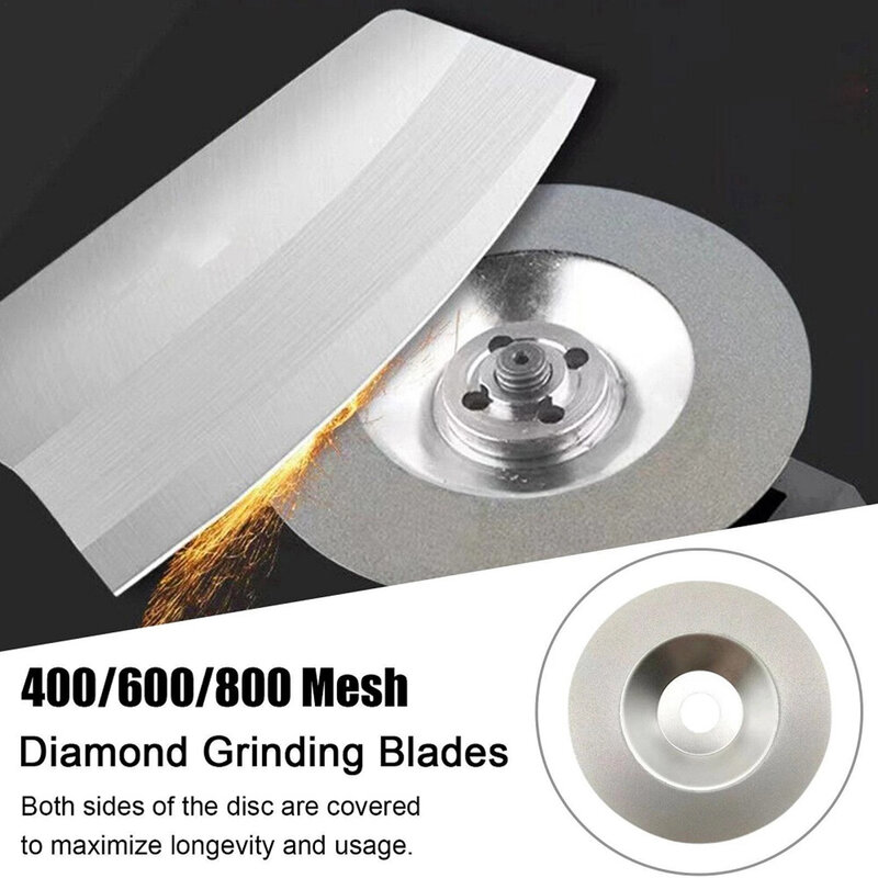 Disco abrasivo disco abrasivo grana 400 grana 600 grana 800 resistenza alla corrosione smeriglio argento 1.6mm 14500 1 pz durevole pratico