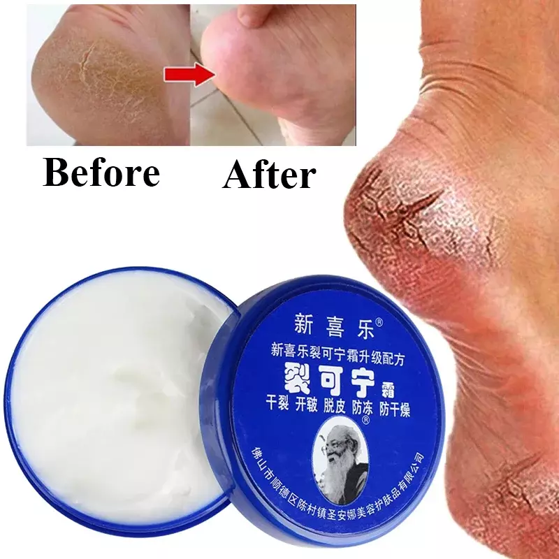 85g Oil Anti-Drying Crack Foot Cream Heel Cracked Repair Cream Removal Dead Skin Moisturizing Hand Feet Mask Care for Family