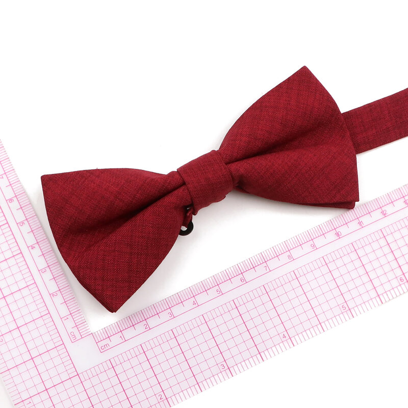 Новый высококачественный галстук-бабочка ручной работы для родителей и детей однотонный Милый семейный галстук-бабочка винный красный зеленый оранжевый галстук подарок