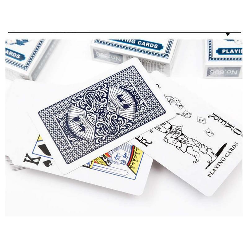 Juego de cartas de póker para adultos, nuevo patrón, resistente al agua, fácil de barajar, fiesta familiar