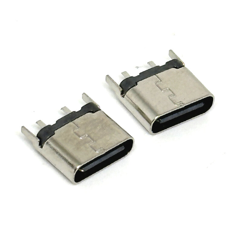 Тип C USB 3,1 2-контактный разъем тип C гнездо SMD DIP гнездовой разъем для печатной платы Высокоточный порт для зарядки трансферный разъем для передачи данных