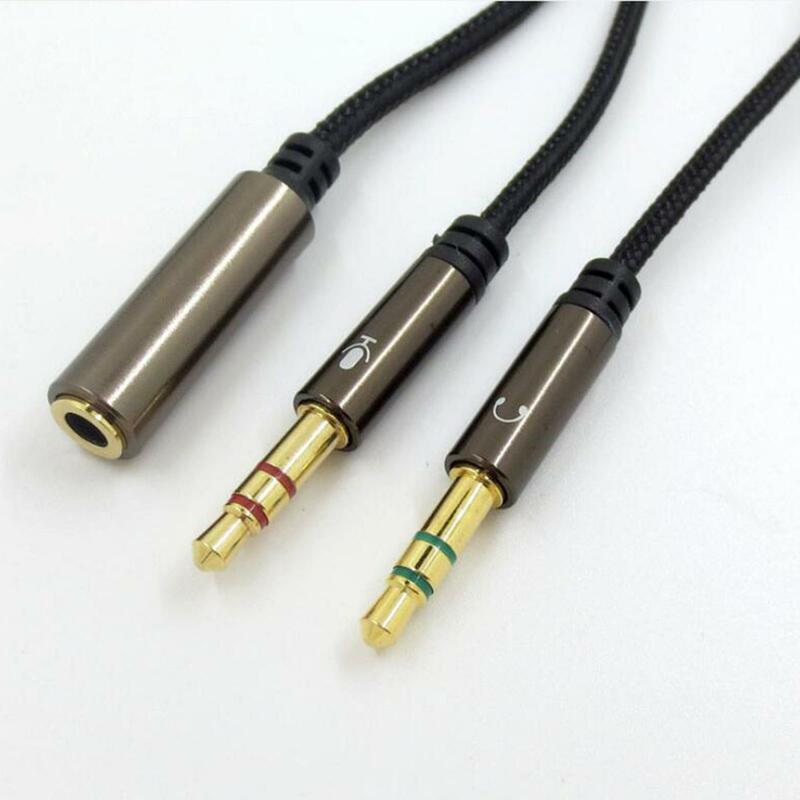 Kabel wymienny Audio 6.5 nóżki do SteelSeries Arctis 3 5 7 Pro Silver