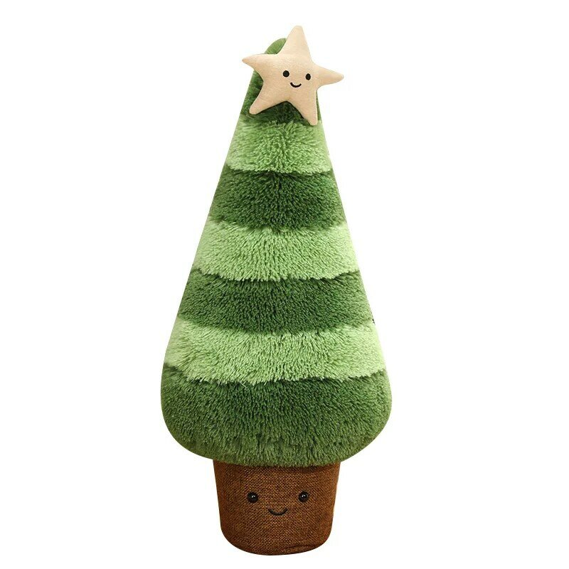 Новая Реалистичная плюшевая игрушка в виде рождественской елки, подушка для куклы, украшение для праздника, украшение для дома, рождественский подарок для ребенка, подруги