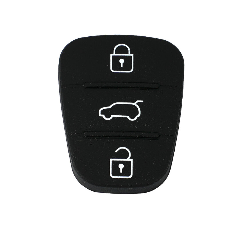 Kit 3 tombol untuk Hyundai I10 I20 I30 penutup tombol kunci Aksesori ornamen mobil untuk Hyundai Ix35 Ix20 1*1 × penutup cangkang kunci