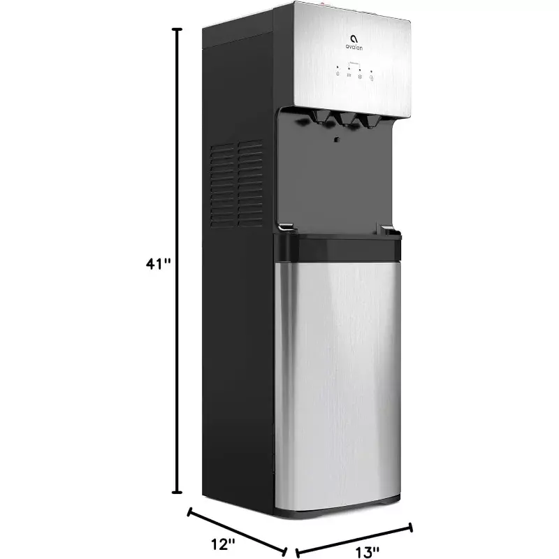 Dispenser di raffreddamento dell'acqua a caricamento inferiore Avalon A3F con BioGuard-3 impostazioni di temperatura-filtrato UL