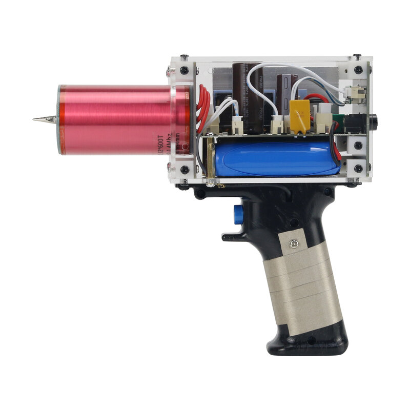 Dritte Generation plus offizielle verbesserte Version 80w 6a Tesla Coil Gun Hand magnet generator mit Netzteil