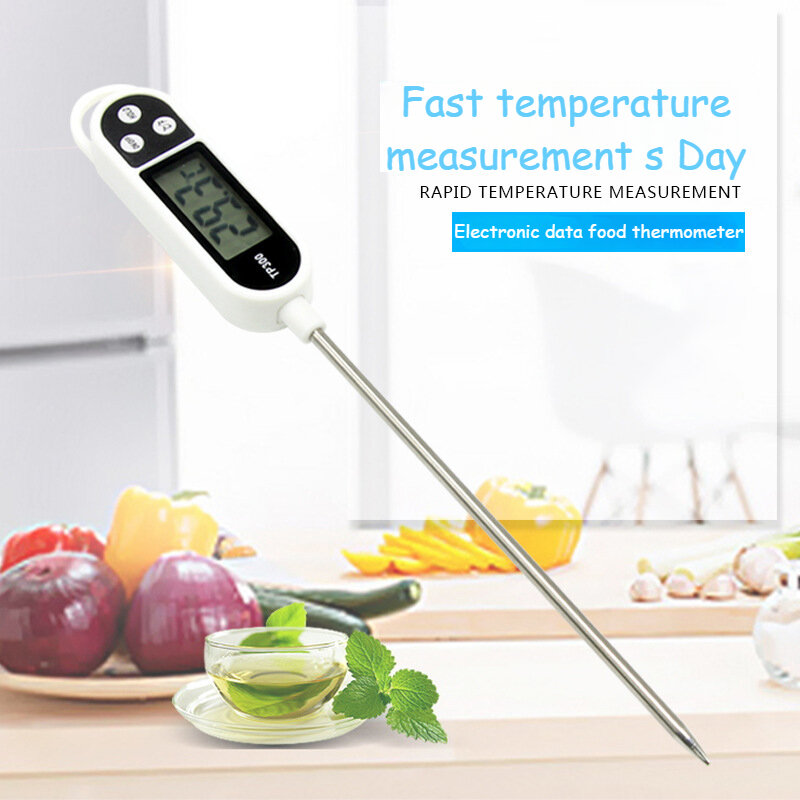 Termómetro Digital de alimentos para cocina, sonda electrónica para barbacoa, horno, carne, agua, leche, Sensor, medidores, herramientas de medición