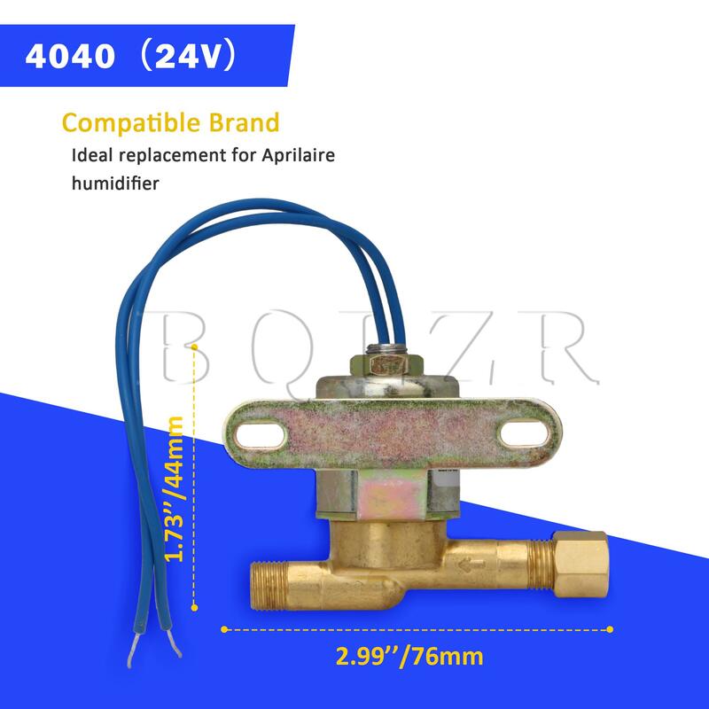 Bqlzr acessórios elétricos de refrigeração 4040 metal umidificador válvula solenóide