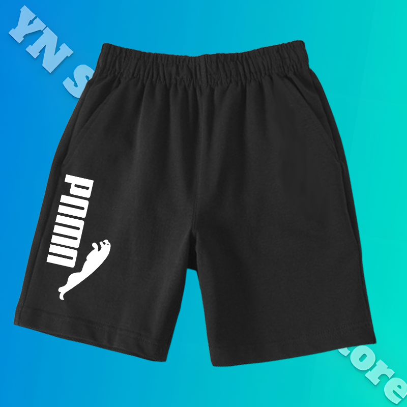 Summer Baby Sports Beach Shorts Girls Fashion Design Printed Sports Shorts Boys Cotton Comfortable Loose Cool Shorts