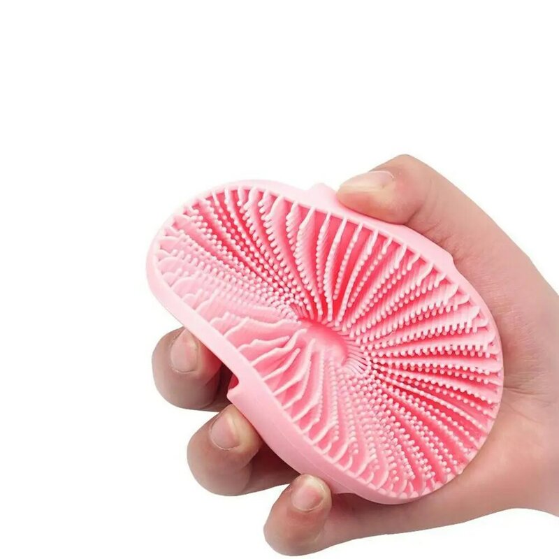 Silicone Body Scrubber Bath Shower Brush Multi-functional Portable Wall-mounted Hair Skin Care Cleaning Brushes for All ages
