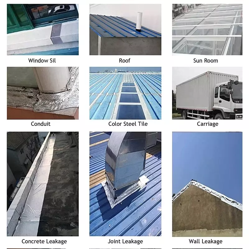 Nastro impermeabile da 1-10M nastro adesivo autoadesivo Anti-perdite sigillante per la riparazione del tetto nastro adesivo resistente alle alte e basse temperature