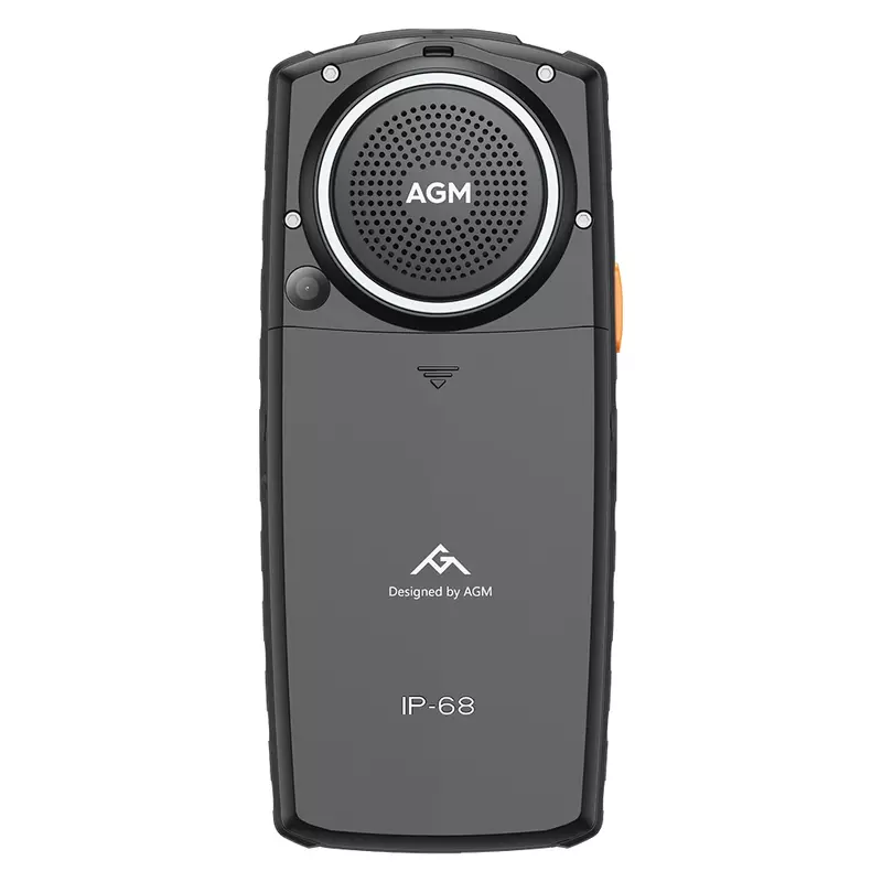 AGM M6 Rugged Phone - Loud 103dB Speaker, 2.4" Screen, 4G Dual SIM, 2500mAh Battery, BT5.1, FM Radio, IP68/IP69K-Senior-Friendly