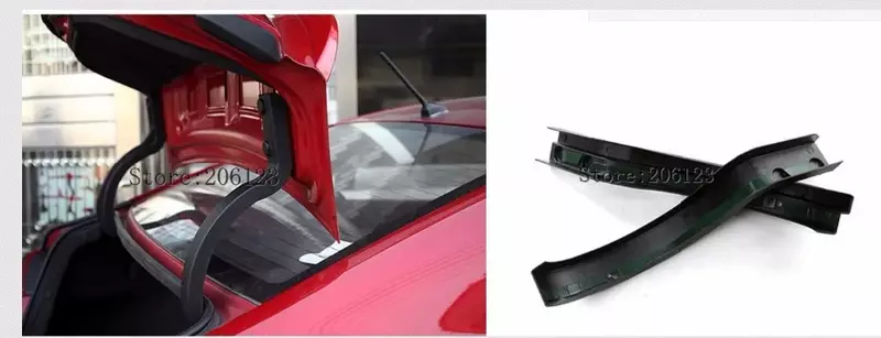 Embellecedores de protección de poste de puerta trasera de coche para toyota corolla 2014, 2015, 2016, 2017, 2018