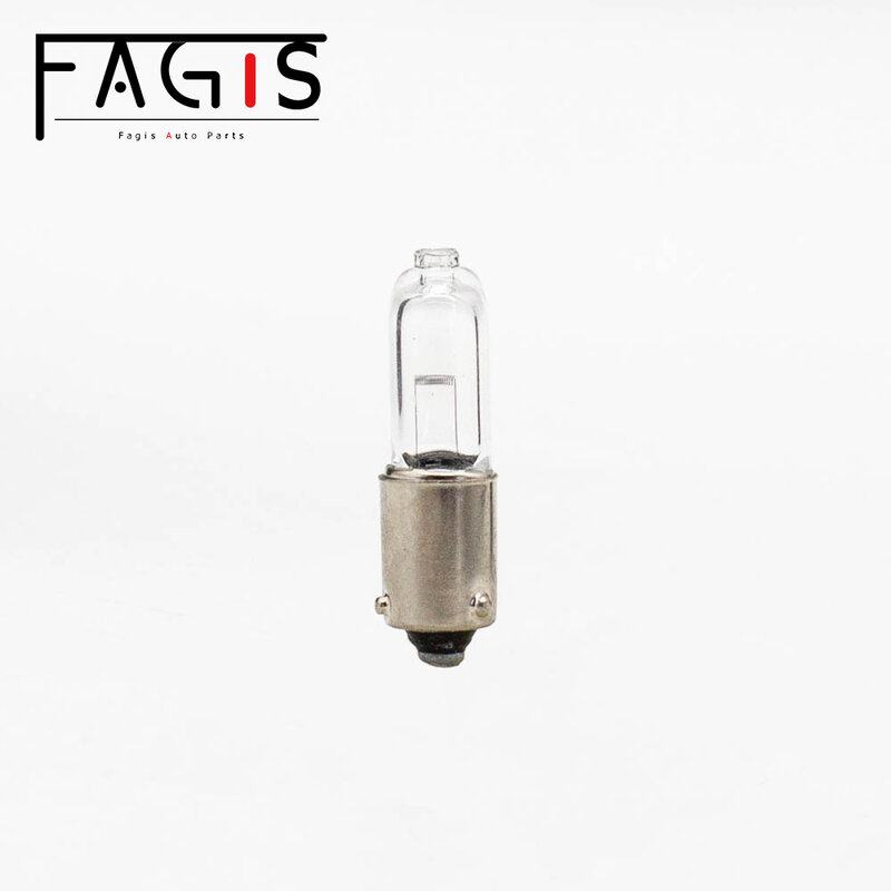 Fagis 10 Pcs 1156 BAY9S H21W 12V 24V 21W Halogen Brake Indicator Signal Lamp Car Light Bulb Quartz Glass Auto Clearance Light