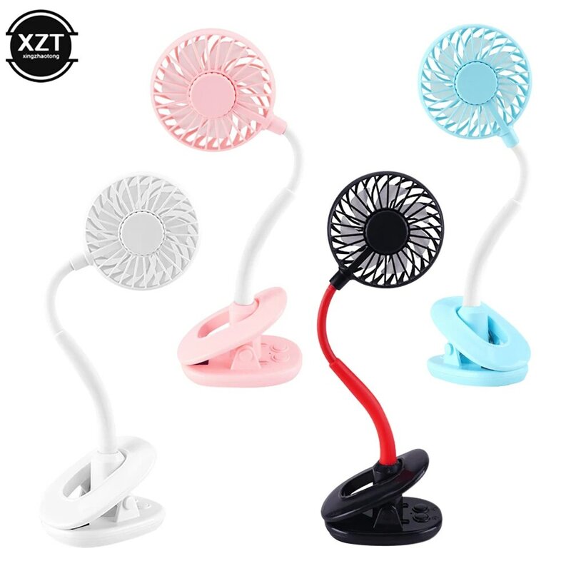 USB Clip Fan Mini Aromatherapy Fan Dormitory Bedside Desk Clip Fan Adjustable Angle Portable Fan